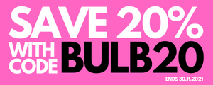 Save 20% with code BULB20