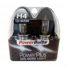 PowerBulbs PowerPlus H4 Upgrade Bulbs (Twin Pack)